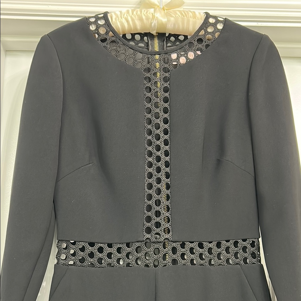 Ted Baker London Black Dress with Cutout Accents
